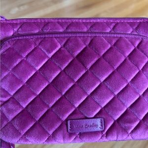 Vera Bradley Quilted Purple Clutch
